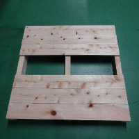 木製組立てパレットの上板配置例１